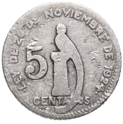 купить Гватемала 5 сентаво (centavos) 1944
