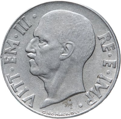 купить Фашистская Италия 20 чентезимо 1939-1943, случайный год