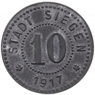 купить Германия, Зиген 10 пфеннигов 1917