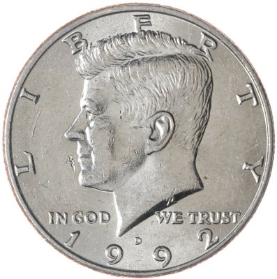 купить США 50 центов (1/2 доллара, half dollar) 1992 D Kennedy Half Dollar