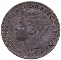 купить Пуэрто Рико (колония Испании) 20 сентаво (centavos) 1895