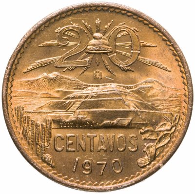 купить Мексика 20 сентаво (centavos) 1960-1974, случайный год