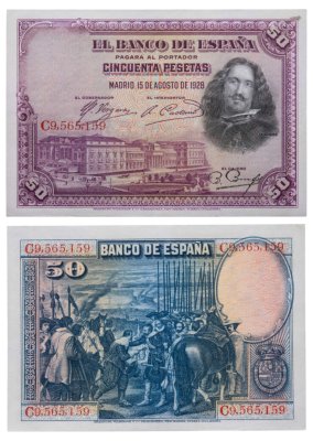 купить Испания 50 песет 1928 (Pick 75)