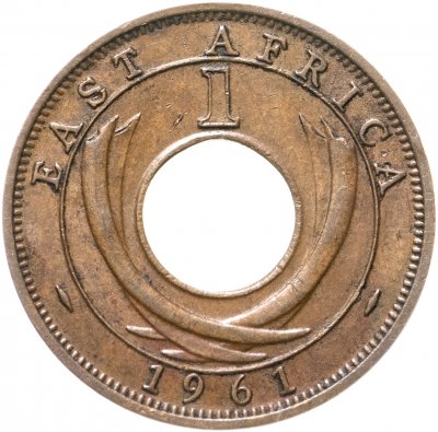 купить Британская Восточная Африка1 цент (cent) 1961 знак монетного двора: "H" - Хитон, Бирмингем