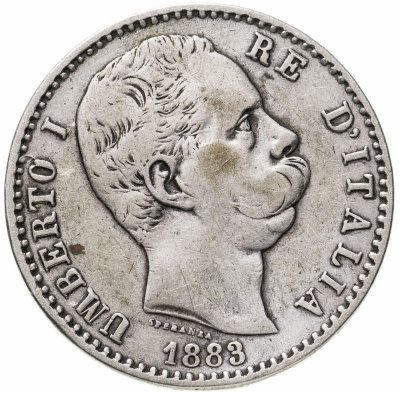 купить Италия 2 лиры (lire) 1883