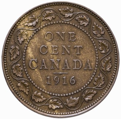 купить Канада 1 цент (cent) 1916