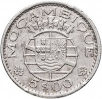 купить Мозамбик 5 эскудо (escudos) 1971-1973