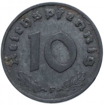 купить Германия (Третий рейх ) 10 рейхспфеннигов (reichspfennig) 1940-1945, случайный год