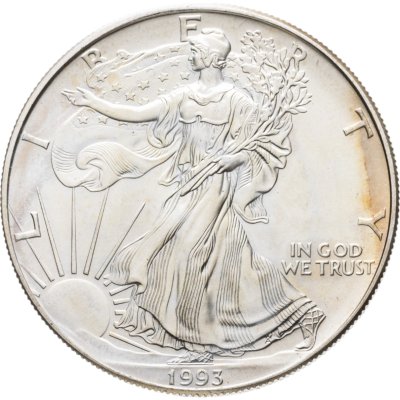 купить США 1 доллар (dollar) 1993 Американский серебряный орёл Без отметки монетного двора