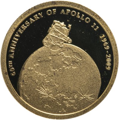 купить Острова Кука 10 долларов 2009 40 лет полету "Аполлон-11"