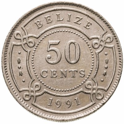 купить Белиз 50 центов (cents) 1991