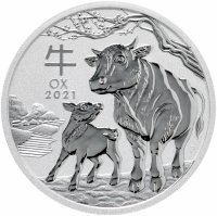 Купить Австралия 1 доллар (dollar) 2021 "Китайский гороскоп - год быка"