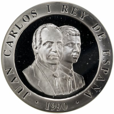 купить Испания 2000 песет (pesetas) 1990 XXV Летние Олимпийские игры, Барселона 1992 - футбол