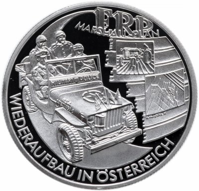 купить Австрия 20 евро 2003 план Маршалла