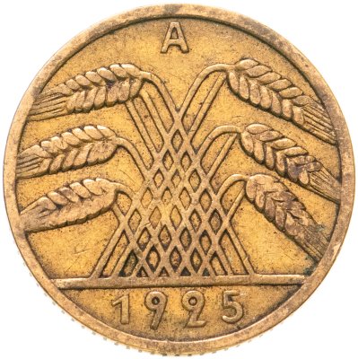 купить Германия 10 рейхспфеннигов 1925, А