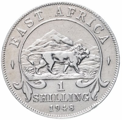 купить Восточная Африка 1 шиллинг (shilling) 1948