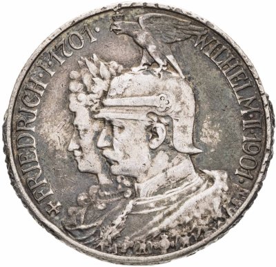 купить Германская Империя 2 марки (mark) 1901 "200 лет Пруссии"