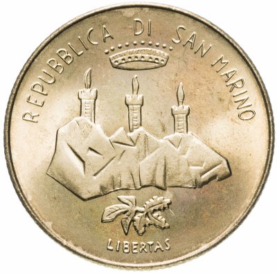 купить Сан-Марино 200 лир (lire) 1986 "Эволюция технологий"
