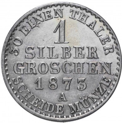 купить Германия (Пруссия) 1 зильбергрош - 1/30 талера 1873 A