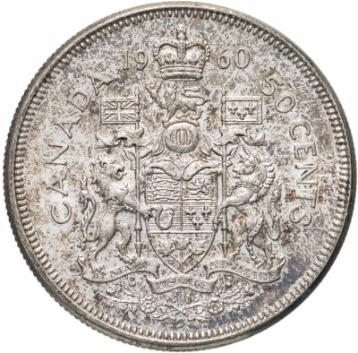 купить Канада 50 центов (cents) 1960