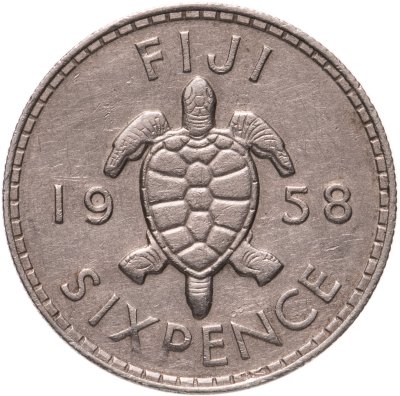 купить Фиджи 6 пенсов (pence) 1958