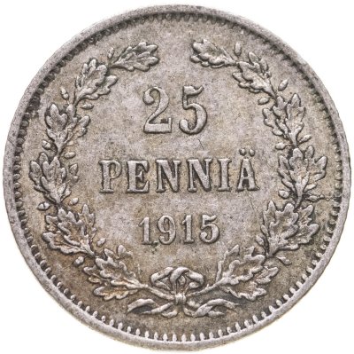 купить 25 пенни 1915 S монета для Финляндии