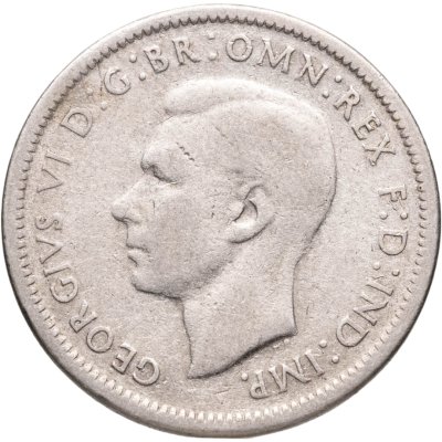 купить Австралия 1 шиллинг (shilling) 1946 Точка после "SHILLING" (МД Перта)