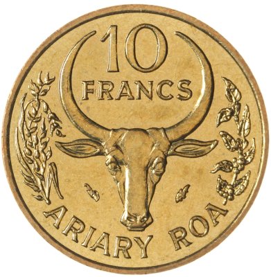 купить Мадагаскар 10 франков (francs) 1984