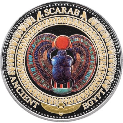 купить Соломоновы острова 2 доллара 2014 "Египет Скарабей" в капсуле