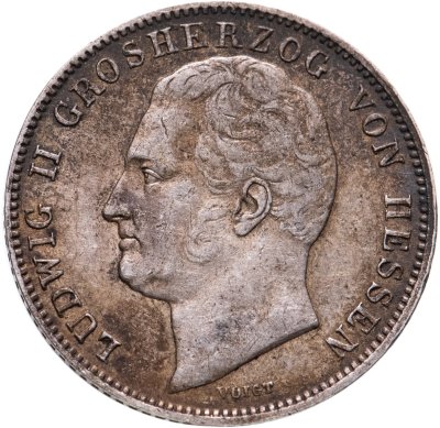 купить Германия (Гессен-Дармштадт) 1/2 гульдена 1839