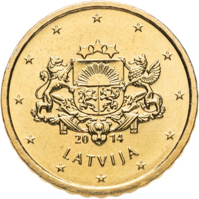 купить Латвия 10 евроцентов (cents) 2014