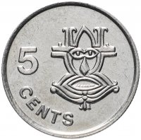 Купить Соломоновы Острова 5 центов (cents) 1993