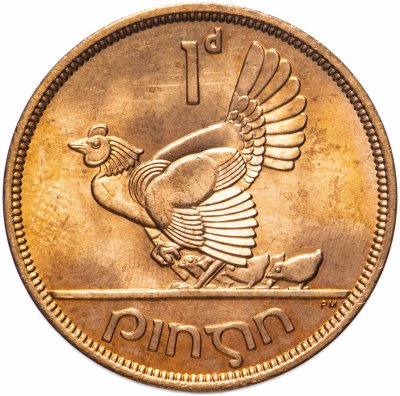 купить Ирландия 1 пенни (penny) 1968