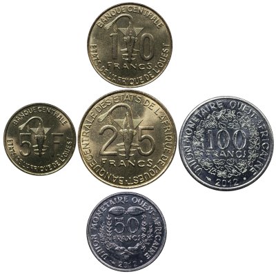 купить Западная Африка (BCEAO) Набор из 5 монет 2011-2012