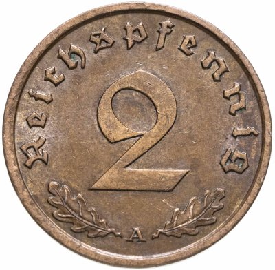купить Германия, Третий рейх 2 рейхспфеннига 1936-1940