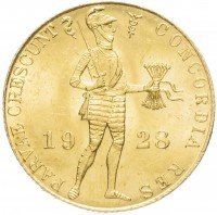 купить Нидерланды 1 дукат 1928