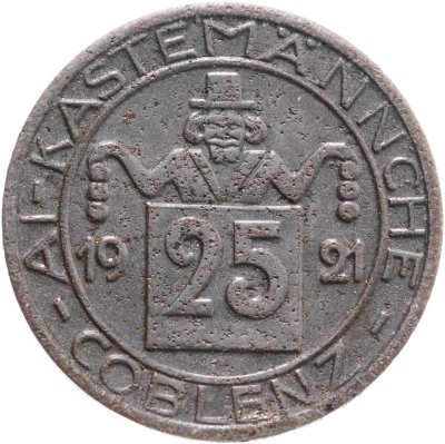 купить Германия (Кобленц) нотгельд 25 пфеннигов 1921