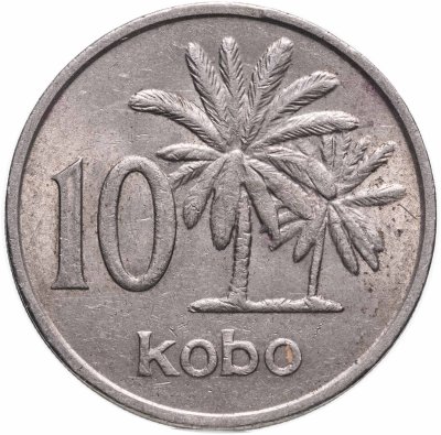 купить Нигерия 10 кобо (kobo) 1976