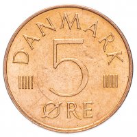 Купить Дания 5 эре 1973 г.