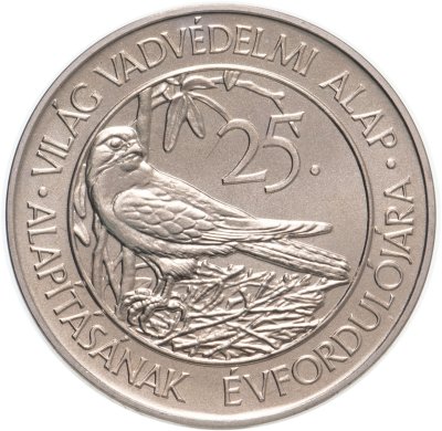 купить Венгрия 50 форинтов (forint) 1988 год 25 лет фонду охраны дикой природы