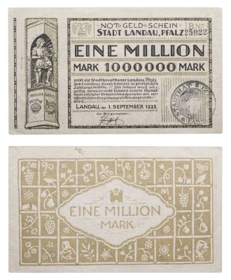 купить Германия 1000000 марок 1923 года