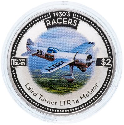 купить Острова Кука 2 доллара (dollars) 2006 Proof "Воздушные гонки 1930-х - Laird-Turner Meteor LTR-14"