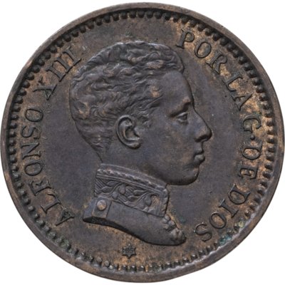 купить Испания 2 сентимо (centimos) 1905