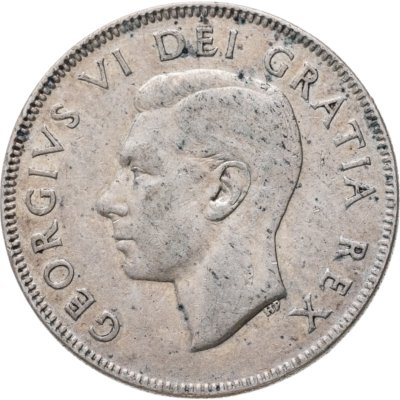 купить Канада 50 центов (cents) 1952