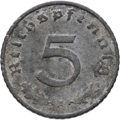 купить Германия (Третий рейх) 5 рейхспфеннигов (reichspfennig) 1942 A