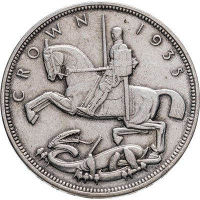 купить Великобритания 1 крона (crown) 1935 "25 лет правления Короля Георга V"