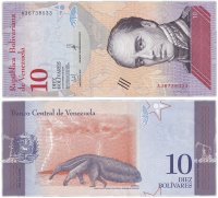 Купить Венесуэла 10 боливар 2018 (Pick**)