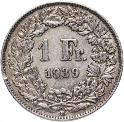 купить Швейцария 1 франк (franc) 1939