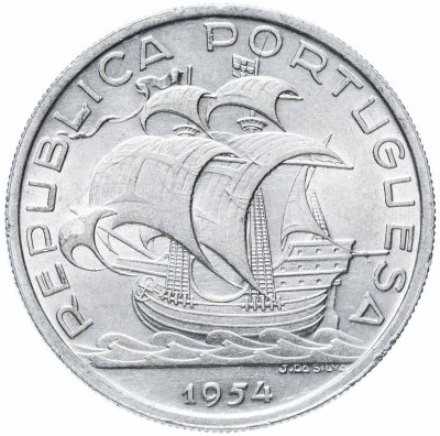 купить Португалия 10 эскудо (escudos) 1954-1955, случайный год