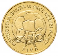 купить Польша 2 злотых 2006 "Чемпионат мира по футболу Германия 2006 (MŚ w Piłce Nożnej — Niemcy FIFA 2006)"